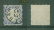 dt. Reich Mi #  20 L 15 gestempelt 2 Groschen groer Schild gepr Dr. Zill(59076)