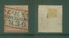 dt. Reich Mi #  21 a gestempelt 2 1/2 Groschen gro�er Schild gepr Dr. Zill(59077