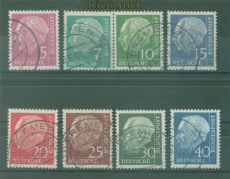 Bund Mi #  179y/260y gestempelt Heuss Lumogen Fotobefund Schlegel BPP (59128)