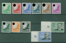 dt. Reich Mi # 529/39 postfrisch Flugpostausgabe Steinadler (59259)