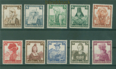 dt. Reich Mi # 588/97 postfrisch Nothilfe 1935 (59266)