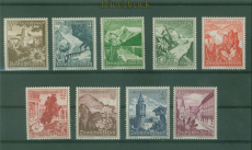 dt. Reich Mi # 675/83 postfrisch WHW 1938 Landschaften (59272)