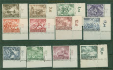 dt. Reich Mi # 831/42 postfrisch Heldengedanktag (I) Eckrand (59284)
