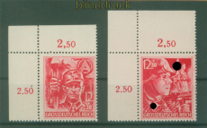dt. Reich Mi # 909/10 Parteiorganisationen gezhnt postfrisch Eckrand (59288)