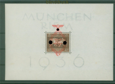 dt. Reich Mi # Block 10 postfrisch Braune Band (59290)