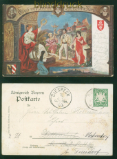 Bayern Privat-GSK PP 15 C 45/01 Gruss Deutsches Turnerfest N�rnberg 1903(59331)