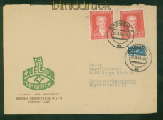 Bi-Zone Mi # 109 MeF 20 Pfg. Goethe Fernbrief Bremen 31.8.1949 n Hannover(59343)