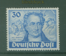 Berlin Mi #  63 postfrisch 30 Pfg. Goethe (59349)