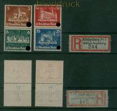 dt. Reich Mi # 576/79 Einzelmarken aus Block 3 postfrisch (59500)
