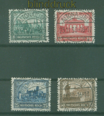 dt. Reich Mi # 450/53 Nothilfe 1930 gestempelt (59209)