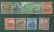dt. Reich Mi # 751/59 gestempelt WHW 1940 (59230)