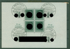 dt. Reich Mi # Block 11 Sonderstempel M�nchen 1937 (59242)