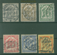 dt. Reich Dienst Mi #   9/14 gestempelt Z�hldiesntmarken f�r Baden (59243)