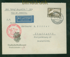Zeppelin LZ 127 S�damerikafahrt 1930 Mi # 64 b EF Mi # 439 Y Bordpost (59249)
