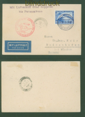 Zeppelin LZ 127 S�damerikafahrt 1930 Graf Zeppelin Mi # 438 Y EF Mi # 63 b(59248