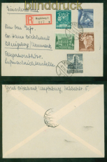 dt. Reich Mi # 752, 764, 768, 769, 779 R-Brief Magdeburg 1941 n K�nigsberg(59405