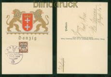 dt. Reich Mi # 716 EF Drucksache Danzig-Wappen SSt. 1.9.1939 (59412)