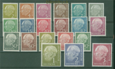 Bund Mi #  177/96 postfrisch Heuss I komplette Ausgabe (59368)