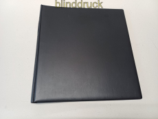 Lindner schwarzer Ringbinder 1102Y-S leer zwei Blattheber zwei Vorbltter(59434)