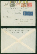 Berlin Mi # 49 in MiF mit W 1 und W 5 LuPo-Brief 1950 nach Konstanz (59353)