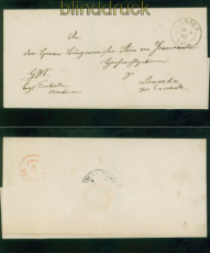 Preussen Dienstbriefh�lle aus Ahaus 21.8.1867 nach Lonneker in Holland (59458)