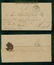 Preussen Dienstbriefh�lle aus Vlotho 24.7.1838 nach  Herford (59469)