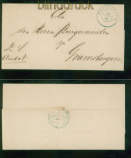 Hannover Dienstbriefh�lle aus Neuenhaus nach Grambergen in Holland (59456)