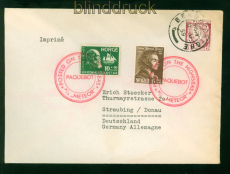 Irland Mi # 79 mit Norwegen # 232 und 272 Schiffspost Meteor 1959 (58172)