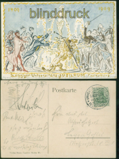 Leipzig farb-AK Leipziger Universit�ts-Jubil�um Festkomers 1409-1909 SSt.(d10471