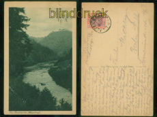 Altenbrak sw-AK im Bodetal bei Altenbrak 1922 nach Berlin (d10473)