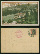 Schreiberhau farb-AK neue Schlesische Baude 1920 nach Berlin (d10478)