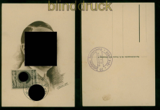 Propaganda-Karte Mi # 844 auf Portr�tkarte Sonderstempel Virnich 1938 (59647)