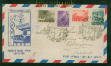 Niederlande Surinam Mi # 397, 301, 302 und 306 FDC adressiert n Hilversum(59130)