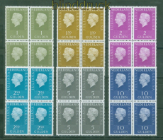 Niederlande Mi # 911, 914, 922, 944/45, 956 + 1005 postfrische 4er-Bl�cke(59137)