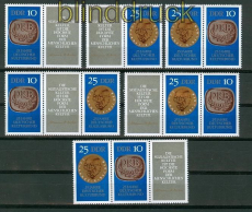 DDR Zusammendrucke Mi # 1592/93 postfrisch WZd 227/232 Kulturbund (26384)