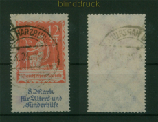 dt. Reich Mi # 234 PF V gestempelt Fotoattest Bauer BPP (59593)