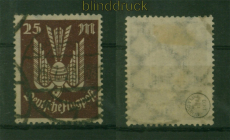 dt. Reich Mi # 265 gestempelt Flugpostmarke gepr�ft Infla Berlin (59597)