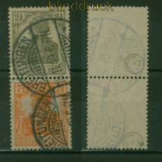 dt. Reich Zusammendrucke Mi # S  11 a gestempelt gepr�ft Infla Berlin (59615)