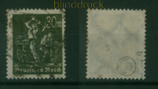dt. Reich Mi # 243 b gestempelt 30 Mark Bergarbeiter gepr�ft Bauer BPP (59594)