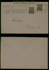 dt. Reich Mi # 231 b MeF Fernbrief Firmenlochung gepr�ft Bauer BPP  (59619)