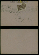 dt. Reich Mi # 231 b MeF Fernbrief Firmenlochung gepr�ft Bauer BPP  (59620)