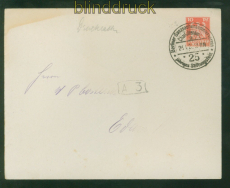 dt. Reich Umschlag PU 101 A 3 SSt. BGSV 25j�hriges Stiftungsfest Drucksac(59006)