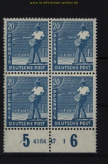 all. Besetzung Mi # 950 postfrischer 4er-Block mit HAN 4164.47 1 (29163)
