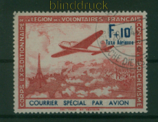 dt. Besetzung 2. Weltkrieg private Ausgaben Frankreich Mi # III gestempelt(59571