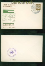 Bund PU 16/1 SSt Privatumschlag 1. SOS Kinderdorf in der Pfalz Blanko-SSt.(58993