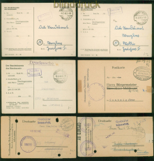 Geb�hr bezahlt 15 Belege alles abgebildet teilweise Zensur (58959)