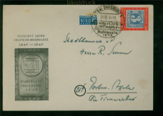 Bund Mi #  114 EF Schmuck-Fernbrief Duisburg SSt. nach Dortmund (59922)