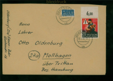 Bund Mi #  162 OR EF Fernbrief Essen 18.5.1953 nach Mollhagen (59924)