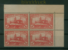 Deutsch-Neu-Guinea Mi # 16 postfrisch Eckrand-4er-Block oben rechts (59919)