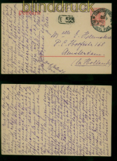 Deutsche Post T�rkei GSK P 14 gestempelt Constantinopel 1912 n Amsterdam (59868)